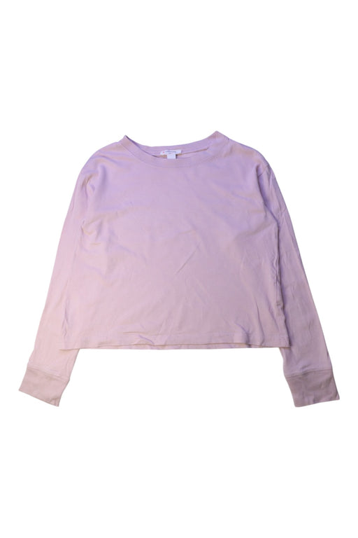 A Pink Long Sleeve T Shirts from Crewcuts in size 6T for girl. (Front View)