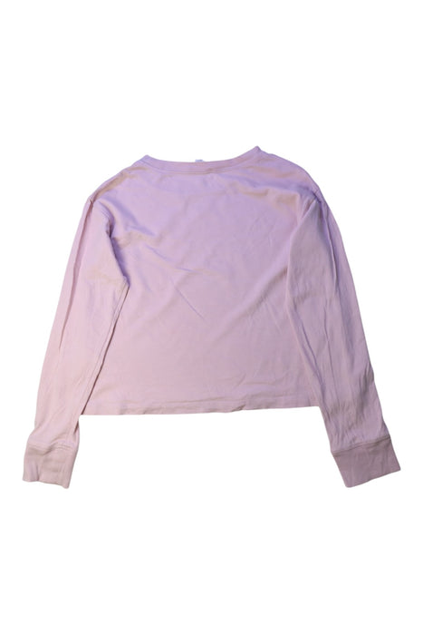 A Pink Long Sleeve T Shirts from Crewcuts in size 6T for girl. (Back View)