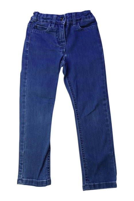 A Blue Jeans from Jacadi in size 4T for girl. (Front View)
