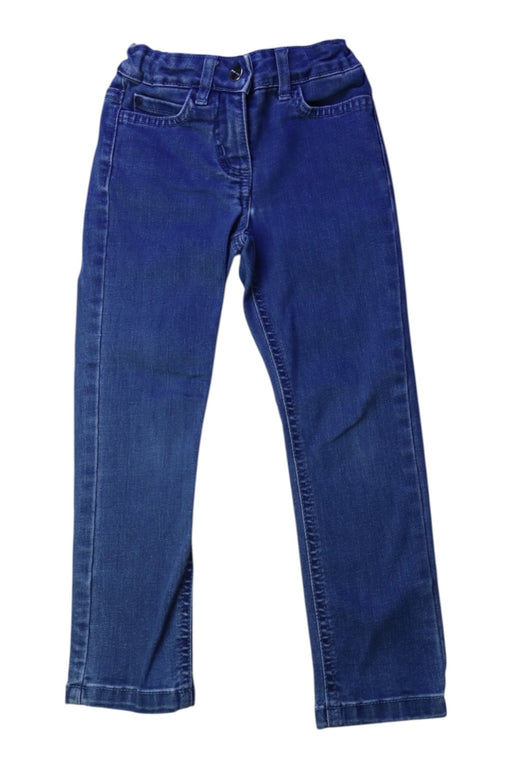 A Blue Jeans from Jacadi in size 4T for girl. (Front View)