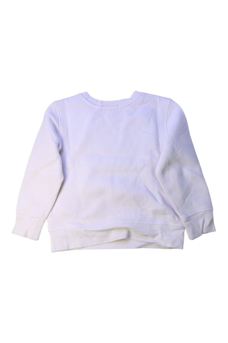 A White Crewneck Sweatshirts from Polo Ralph Lauren in size 3T for girl. (Back View)