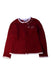 A Red Cardigans from Monnalisa in size 7Y for girl. (Front View)