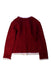 A Red Cardigans from Monnalisa in size 7Y for girl. (Back View)