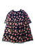 A Navy Long Sleeve Dresses from Charabia in size 6T for girl. (Front View)