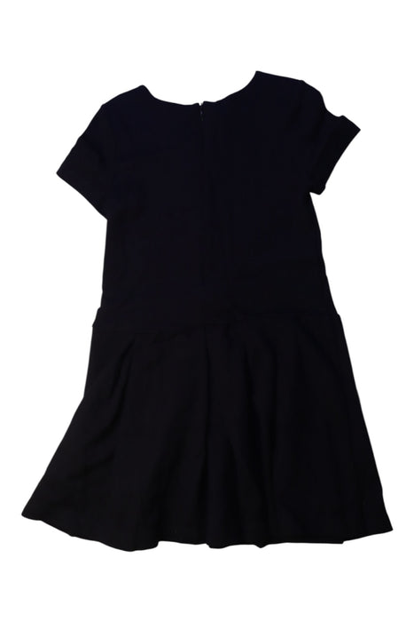 A Black Short Sleeve Dresses from Moschino in size 5T for girl. (Back View)