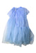 A Blue Short Sleeve Dresses from Il Gufo in size 6T for girl. (Back View)