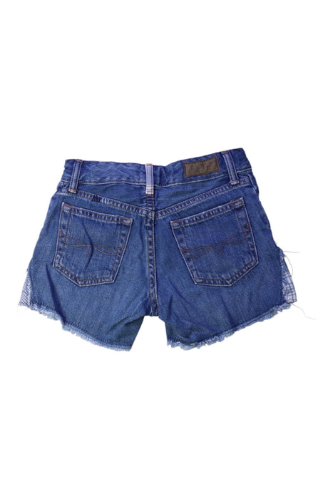 A Blue Shorts from Polo Ralph Lauren in size 7Y for girl. (Back View)