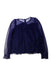 A Navy Long Sleeve Tops from Crewcuts in size 8Y for girl. (Back View)