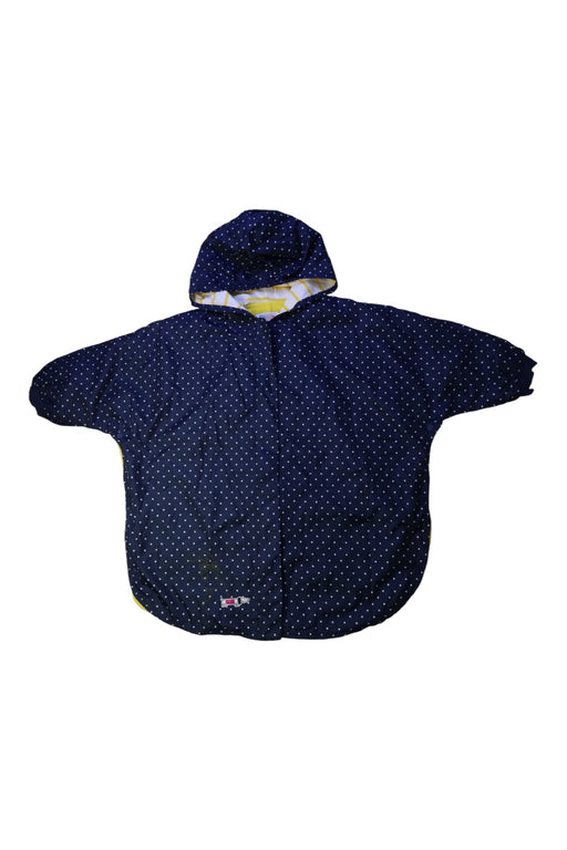 A Navy Capes & Ponchos from La Compagnie des Petits in size 4T for neutral. (Front View)