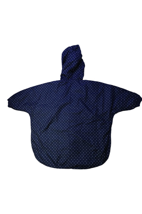 A Navy Capes & Ponchos from La Compagnie des Petits in size 4T for neutral. (Back View)