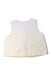 A Ivory Outerwear Vests from Mides in size 3T for girl. (Back View)