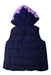 A Navy Outerwear Vests from Seed in size 4T for girl. (Back View)