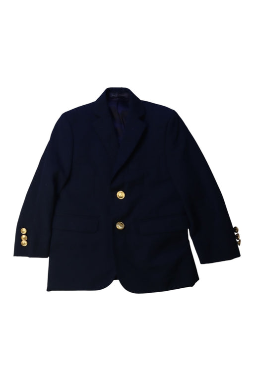 A Navy Blazers from Lauren Ralph Lauren in size 5T for boy. (Front View)