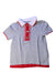 A Grey Short Sleeve Polos from Nicholas & Bears in size 3T for girl. (Front View)