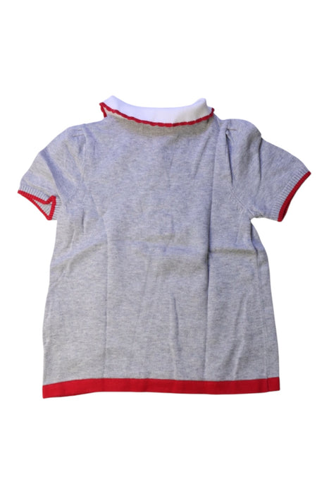 A Grey Short Sleeve Polos from Nicholas & Bears in size 3T for girl. (Back View)