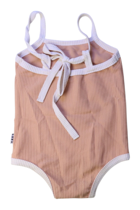 A Peach Swimsuits from Atilla Cubs in size 3T for girl. (Back View)