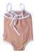 A Peach Swimsuits from Atilla Cubs in size 3T for girl. (Back View)