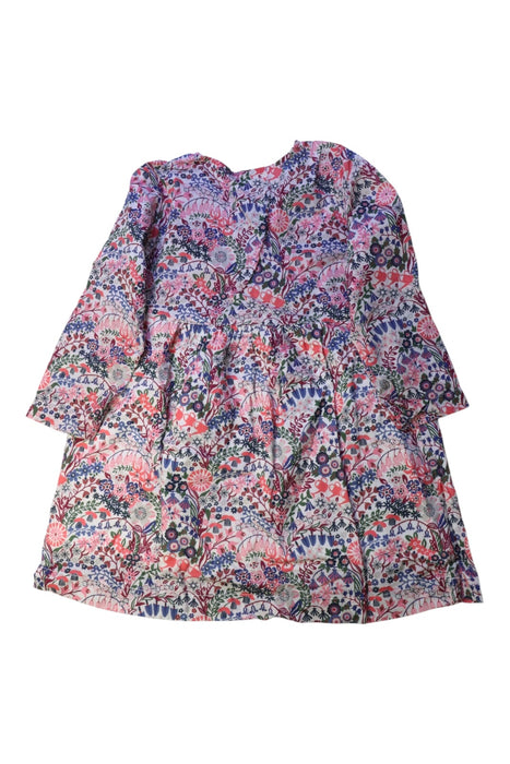 A Multicolour Long Sleeve Dresses from La Petite Collection in size 3T for girl. (Back View)