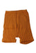 A Orange Bloomers from Oeuf in size 4T for girl. (Front View)