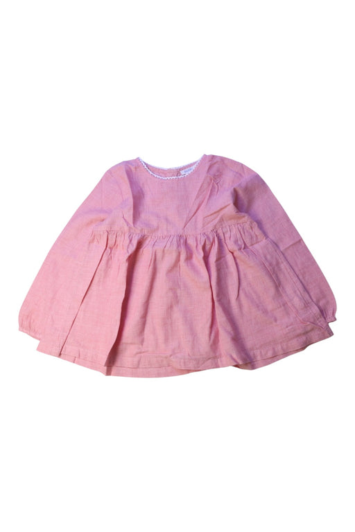 A Pink Long Sleeve Tops from Bout'Chou in size 3T for girl. (Front View)