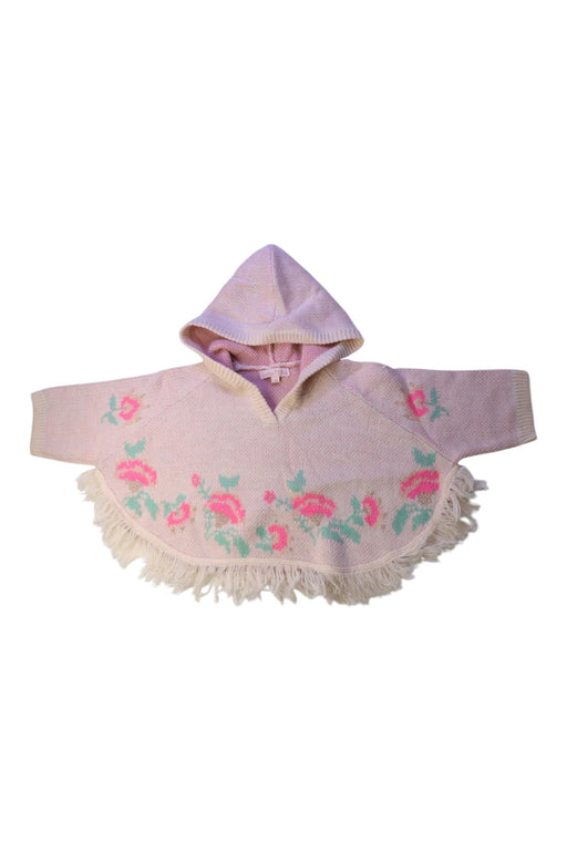A Pink Capes & Ponchos from Louise Misha in size 2T for girl. (Front View)