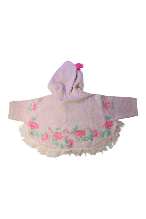 A Pink Capes & Ponchos from Louise Misha in size 2T for girl. (Back View)