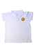 A White Short Sleeve Polos from Seed in size 6T for boy. (Front View)