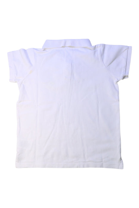 A White Short Sleeve Polos from Seed in size 6T for boy. (Back View)