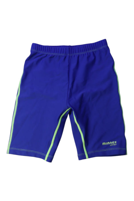 A Blue Swim Shorts from Minnex in size 5T for neutral. (Front View)