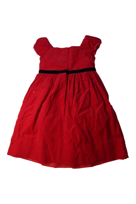 A Red Sleeveless Dresses from Ralph Lauren in size 3T for boy. (Back View)