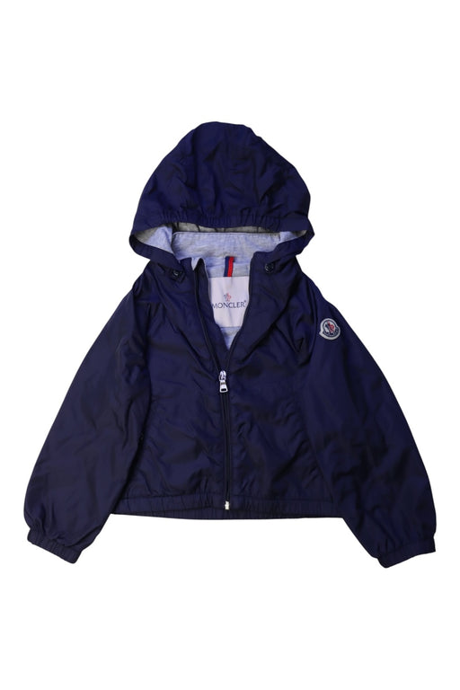 A Navy Lightweight Jackets from Moncler in size 2T for boy. (Front View)
