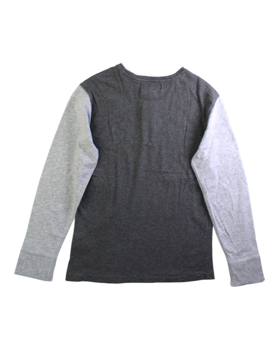 A Grey Long Sleeve T Shirts from Polo Ralph Lauren in size 8Y for boy. (Back View)