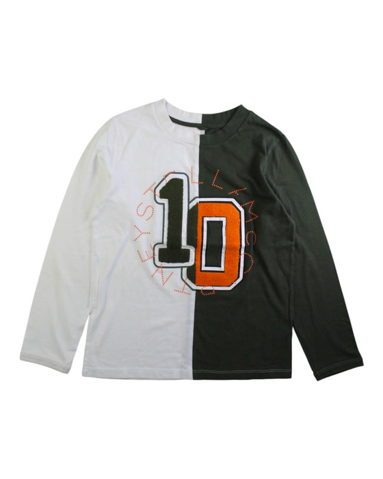 A White Long Sleeve T Shirts from Stella McCartney in size 10Y for boy. (Front View)