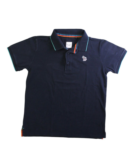 A Navy Short Sleeve Polos from Paul Smith in size 11Y for boy. (Front View)