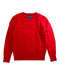 A Red Knit Sweaters from Polo Ralph Lauren in size 8Y for boy. (Front View)