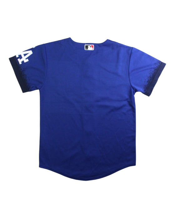 A Blue Active Tops from MLB in size 8Y for boy. (Back View)