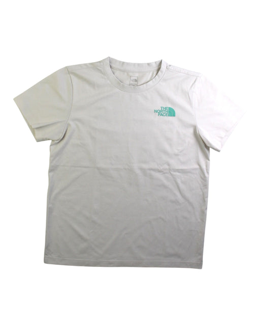 A White Short Sleeve T Shirts from The North Face in size 9Y for boy. (Front View)