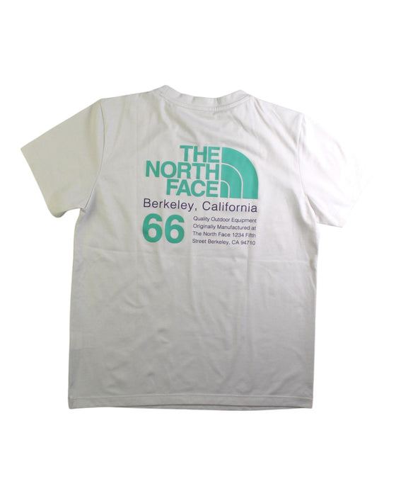 A White Short Sleeve T Shirts from The North Face in size 9Y for boy. (Back View)