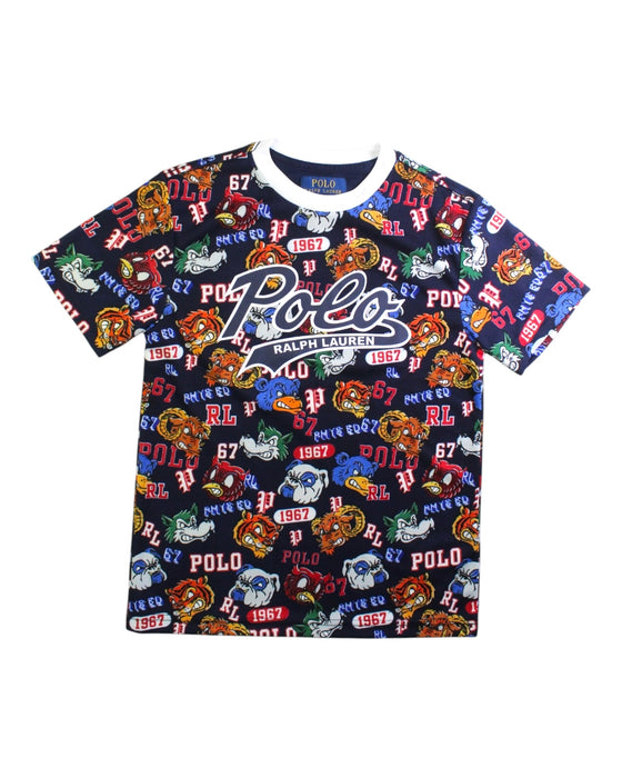A Multicolour Short Sleeve T Shirts from Polo Ralph Lauren in size 8Y for boy. (Front View)