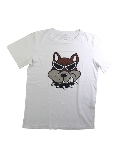 A White Short Sleeve T Shirts from Stella McCartney in size 10Y for boy. (Front View)