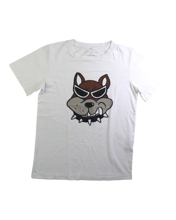 A White Short Sleeve T Shirts from Stella McCartney in size 10Y for boy. (Front View)