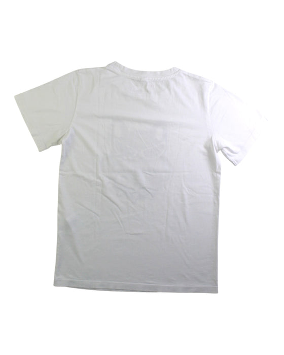 A White Short Sleeve T Shirts from Stella McCartney in size 10Y for boy. (Back View)