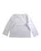 A White Long Sleeve Tops from The Little White Company in size 6-12M for girl. (Back View)
