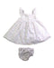 A White Dress Sets from The Little White Company in size 6-12M for girl. (Back View)