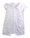 A White Short Sleeve Rompers from The Little White Company in size 3-6M for girl. (Front View)