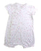 A White Short Sleeve Rompers from The Little White Company in size 3-6M for girl. (Back View)