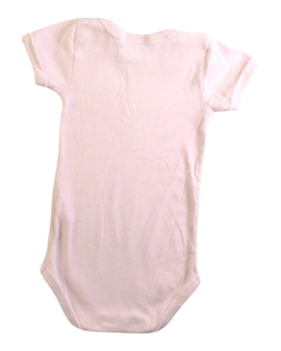 A Ivory Short Sleeve Bodysuits from Petit Bateau in size 3-6M for girl. (Back View)