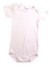 A Beige Short Sleeve Bodysuits from Petit Bateau in size 3-6M for girl. (Front View)