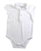 A White Short Sleeve Bodysuits from Ralph Lauren in size 6-12M for girl. (Front View)
