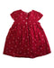 A Red Short Sleeve Dresses from The Little White Company in size 6-12M for girl. (Back View)